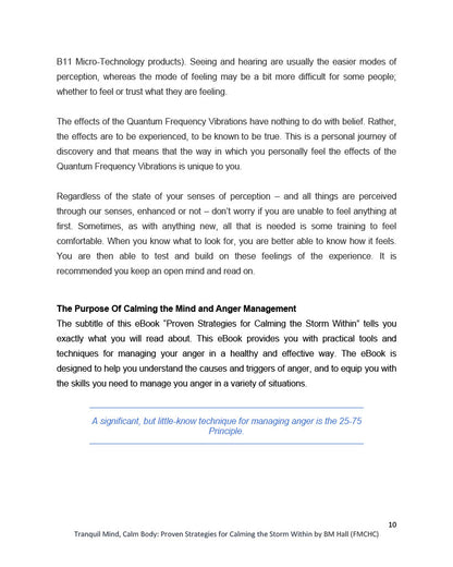 eBook: Tranquil Mind, Calm Body